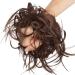 Buy Tess Hair Part Dutt Tie - Smooth Shaped Hair Knot Updos | Affordable 45g Medium Brown Hair Extensions for Women - Buy Online on GoSupps.com