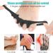 Silicone Toe Spacers Gel Stretcher Separator for Toe Correction - Bunion Corrector for Pain Relief - Plantar Fasciitis and Hammer Toe Straightener for Men and Women - 4 Pairs (Black) - Buy Online on GoSupps.com