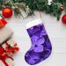 Ffexs Velvet Christmas Socks - Musical Instruments Design - One Size Violet Blossom - Perfect for New Year & Holiday Gifts - Buy Online on GoSupps.com