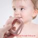 RMGVG Baby Teething Mitten Toy | Silicone Anti-Drop Teether for Infants 3+ Months | Pain Relief Chew Toy | BPA-Free | Dark Pink - Buy Online on GoSupps.com