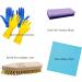 Kinnyhome Limescale Remover Cleaning Bundle: Includes Wooden Scrubbing Brush 2x 500ml Viakal limescale remover Spray 2 Pairs Lightweight Gloves Heavy Duty Gloves Microfibre Cloth & Pumice Bar - Buy Online on GoSupps.com