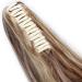 SEGO Ponytail Extension - Heat-Resistant Hair Piece with Butterfly Clip | Natural Look in Corrugated Bright Brown & Ash Blond - 61cm/60cm - Buy Online on GoSupps.com