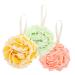 Healeved 3pcs Bath Flower Bath Sponge Sponges Scrubber Bathing Sponge Shower Pouf Kids Bath Ball for Shower Bathroom Shower Loofah Portable Bathing Balls Shower Puff Aldult Man Toiletries