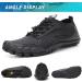 ZHR Black Aqua Shoes for Men & Women - Water Shoes Swimming & Beach Footwear (39 EU) - Buy Online on GoSupps.com