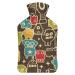 Hot Water Bottle With Lid Texture Rubber Hot Water Bag For Pain Relief Cramps Foot Warmer Hot And Cold Therapy