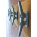 ZUJARA 4 inch Dock Cleats 10-Pack - Galvanized Iron Boat Cleats for Marine or Decorative Use - Buy Online on GoSupps.com