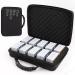 1200-2200 Card Game Case for Cards Against Humanity Game Collectible Trading Card Storage Holder Compatible for Pokemon Cards Sports Card and Baseball Cards Playing Card Travel Carrying Case Fit All Other Card Games Expansions (Black) Black Zipper