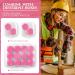 Waterproof Silicone Ear Plugs for Sleeping - Re-Usable, SNR 27dB Noise Cancelling - Premium Moldable Ear Plugs - Pink - Buy Online on GoSupps.com