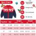 Kids Christmas Reindeer Sweater Cardigan | Boys Winter Knit Jumper 18-24 Months Navy Blue - Buy Online on GoSupps.com