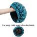 Girzzur Double Layer Waterproof Shower Cap | Reusable Bathing Cap with Dry Hair Function | Long Hair Cap | Blue - Buy Online on GoSupps.com