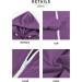 Sidefeel Girls Long Sleeve Hoodie Sweatshirt with Zipper and Pockets - Size 10-11 Years (Purple) - Buy Online on GoSupps.com