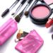 3-Piece Rose Red Mesh Makeup Bag Set - Travel & Office Zipper Pouches - Buy Online on GoSupps.com