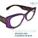 Purple Vogue Oversized Cat Eye Reading Glasses for Women - Stylish Comfort for All Face Shapes - 2.5x High Vision Readers - Buy Online on GoSupps.com