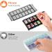 Extra Large Pill Organizer - 2 Times a Day AM PM Easy Fill - 7 Day Pill Box for Vitamins/Supplements - FGcase Rainbow Black - Buy Online on GoSupps.com
