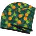 Hair Towel Wrap - Quick-Drying Turban with Button | Pineapples & Palm Leaves Design - Buy Online on GoSupps.com