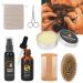 Kosdfoge 7-Piece Partial Beard Care Set for Men | Shampoo Oil Balm Brush & More | Perfect Christmas Gifts for Fathers - Buy Online on GoSupps.com