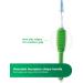 Gum Trav-Ler Interdental Brushes | ISO Size 3 (1.1mm) | 36 Units for Effective Tooth Cleaning & Plaque Removal - Bendable Neck Design - Buy Online on GoSupps.com