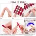 Lattcure Nail Stickers 16 Sheets (192 PCs) Self-Adhesive Nail Art & DIY Decoration with Mini Nail File | Trendy Fashion Nail Tickers - Buy Online on GoSupps.com