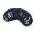 300 Black No Crease Hair Ties - Elastic Ponytail Holders for Thick, Heavy, Curly Hair - Buy Online on GoSupps.com