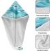 Sea Wave Hair Towel 2 Pack - Super Absorbent Quick Dry Hair Turbans for Women & Girls | Ideal Travel Hair Drying Solution - Buy Online on GoSupps.com