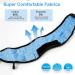 Joseche Bluetooth Sleep Headphones Eye Mask | Wireless 5.2 Music Travel Mask with Mic | Washable Black - Buy Online on GoSupps.com