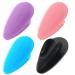 YEALIFE Silicone Face Exfoliator Scrubber - Manual Facial Cleansing Brush Easy Cleanse Daily Oil Dirt - Deep Skin Pore Exfoliation Massaging & Stimulate for All Skin Type.4Pack