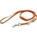 IDC Color & Gray Adjustable Dog Leash with Double Snap Hook - 14mm x 2.2m Orange-Grey | International Shipping - Buy Online on GoSupps.com