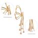 Large Metal Butterfly Hair Claw Clips for Women Girls - Pack of 2 Crystal Tassel - Nonslip Hair Clips for Thick Thin Hair - Buy Online on GoSupps.com