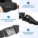 Unisex Mini Belt Bag | Adjustable Strap Waist Pouch for Workout, Running, Traveling - Black - Buy Online on GoSupps.com