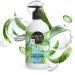 Softening Hand Soap with Organic Aloe & Milk - 500ml | Hydrating Gentle Cleansing | International Shipping Available - Buy Online on GoSupps.com