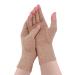 Rheumatoid Arthritis Gloves - Compression Gloves Fingerless Joint Pain Relief Hand Mitten Warmth Gloves Carpal Tunnel Gloves for Women Men M Khaki A
