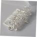 DOITOOL Wedding Hair Accessories Hair Side Combs Bridal Hair Comb Wedding Hair Comb Hair Combs for Wedding Decor Wedding Accessories for Brides White Rhinestones Rhinestone Hair Prom Miss - Buy Online on GoSupps.com