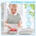 ZS ZHISHANG Baby Weaning Set - Silicone Baby Feeding Plate and Bowl Set in Smoky Gray - Buy Online on GoSupps.com