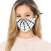 Riou Women's Spider Web Motif Cotton Mouth Protection | Washable Reusable Breathable Neckerchief - Dustproof Face Mask - Buy Online on GoSupps.com