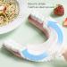 Rocket Shape Kids U-Shaped Toothbrush - Food Grade Soft Silicone Brush Head 360 Oral Teeth Cleaning Design for Toddlers and Children 1-8 Years/8-12 Years Old Blue 1-8 Years Old - Buy Online on GoSupps.com