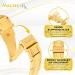 Magnetrx Titan Magnet Hardship for Men | Triple Strength Magnetic Tape with High-Quality Folding Cap & Adjustable Length - SIST TOOL (Gold) - Buy Online on GoSupps.com