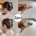 Non-Slip Metal Flower Hair Claw Clips - Strong Hold Butterfly & Mermaid Design for Women & Girls | 2pcs Tulips - Buy Online on GoSupps.com