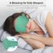 Buy Gritin 100% Light Blocking Sleep Mask - Ergonomic 3D Design Ultra Soft & Comfortable - Perfect for Men & Women - Ideal Eyelash-Friendly Sleeping Glasses in Cyan - Buy Online on GoSupps.com