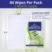 NOVEHA Eyelid Wipes - Delicate Lash & Eyelid Care with Hyaluronic Acid Chamomile & Aloe Vera - 60 Pre-Moistened Individually Wrapped Pads - Buy Online on GoSupps.com
