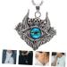 EXCEART Devil Eye Necklace Skull Necklace Ladies Men's Evil Eye Clavicle Chain Steampunk Necklace Women Clavicle Pendant Necklace Decor Stainless Steel Neck Chain Metal Man - Buy Online on GoSupps.com