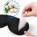Super-Smooth Black Sleep Mask & Blindfold for Men, Women & Children | Ideal for Travel, Nap & Night Sleep - Buy Online on GoSupps.com