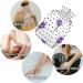 NAANLE Hot Water Bottle with Cover - Watercolor Flowers 2L | Pain Relief & Warmth for Back Hands & Neck - Hot & Cold Therapy - Buy Online on GoSupps.com