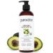 PURA D'OR 16 Oz ORGANIC Fractionated Coconut Oil Avocado Oil - 100% Pure & Natural USDA Certified Cold Pressed Carrier Oils - Unscented Hexane Free Moisturizer For Face Skin Hair & Body - Men & Women - Buy Online on GoSupps.com