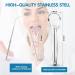 Azltdcow Professional Tongue Scrapers & Cleaners - Stainless Steel Tongue Brush Kit for Oral Hygiene & Fresh Breath - Exquisite Travel Case Included - Buy Online on GoSupps.com