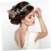 Angoily Bridal Comb Bridal Accessories Hairpins Grips Barrettes Rhinestone for Hair Flowers Decoration Hair Insert Comb Hair Jewels for Women Fabric Hair up Tricolor Pink Women's - Buy Online on GoSupps.com