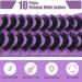 Kmilro F09 Curly Fluffy Lashes 10 Pairs - 18MM 8D Volume Russian Strip Mink Fake Eyelashes - Buy Online on GoSupps.com