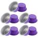 HOMSFOU 30 PCS Bowl For Melting Wax Tool Purple Liner Heating Bowl Aluminum Foil Purplex3pcs 6.3x6.3cmx3pcs