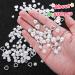 500PCS Mixed Shape Heart Pearls Nail Charms - White Acrylic Beads for Cute 3D Nail Art - DIY Craft Accessories - Buy Online on GoSupps.com