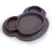 Kushies Siliplate Silicone Suction Plate for Toddlers - BPA, PVC, & Phthalate Free - Black - Buy Online on GoSupps.com