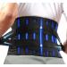 Back lens vertebrae belts for men orthopedic corset for women vertebral saliconal decompression adjustable waist trainer fajas clip relief from back pain herniated disc black XL
